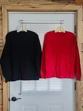 Fruit of Loom boys long sleeve t shirts  size xxl